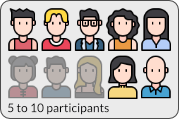 5 or 10 participants