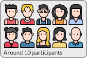 Around 10 participants